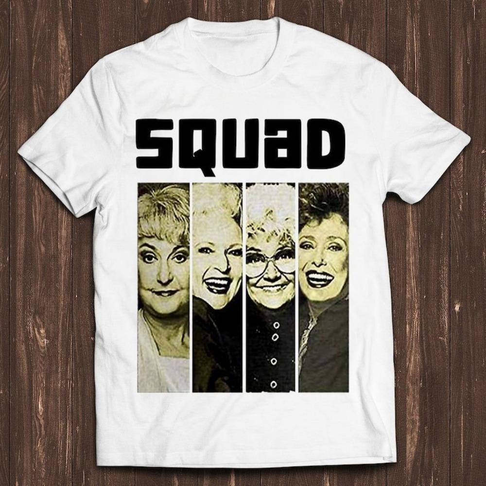Golden Girls Squad 80s TV Series  Funny Top Style Unisex T-shirt Gift For Fan